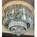 Кристален пеещ полилей 2xE14+4х8W LED+18W LED +MP3 + BLUETOOTH, ХРОМ Модел: 1125/400CH